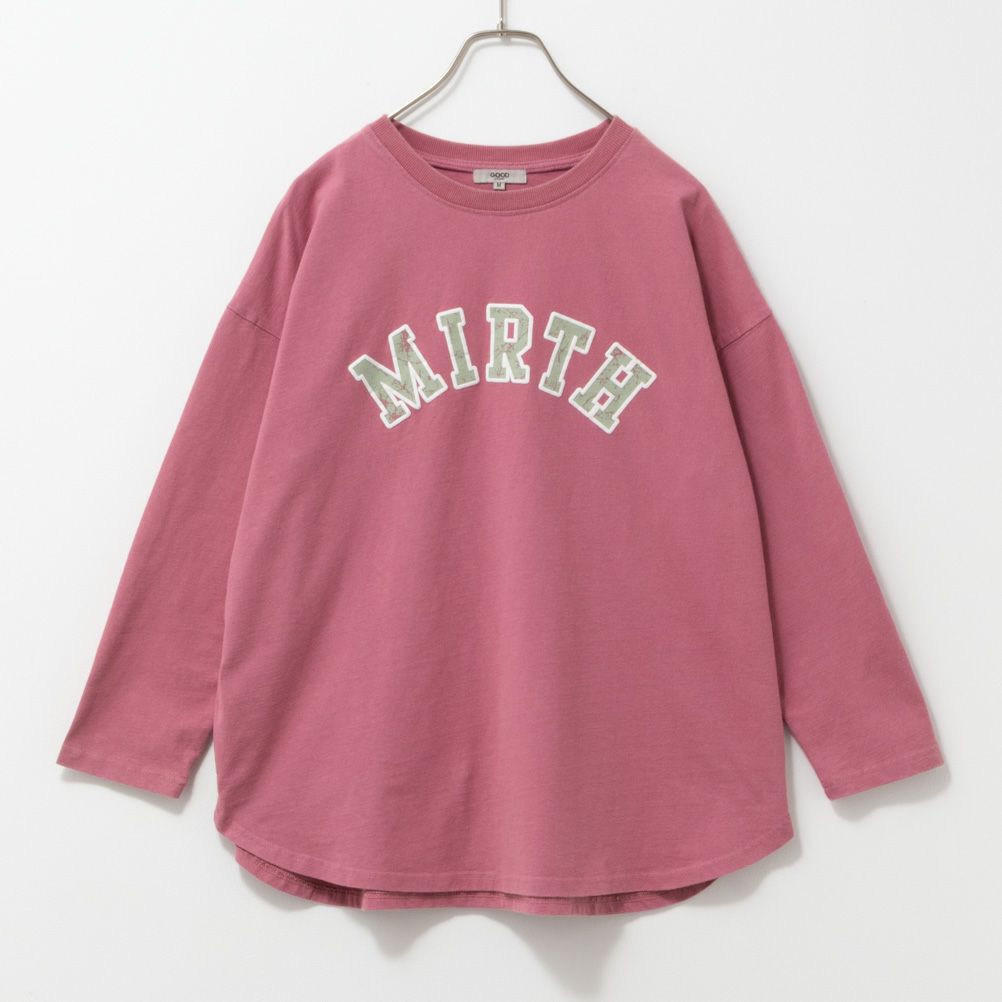 GOOD CREW フロストプリント長袖Tシャツ レディース メール便 対応商品商品画像-11
