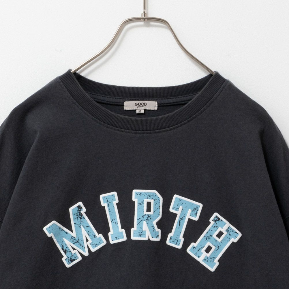 GOOD CREW フロストプリント長袖Tシャツ レディース ネコポス 対応商品