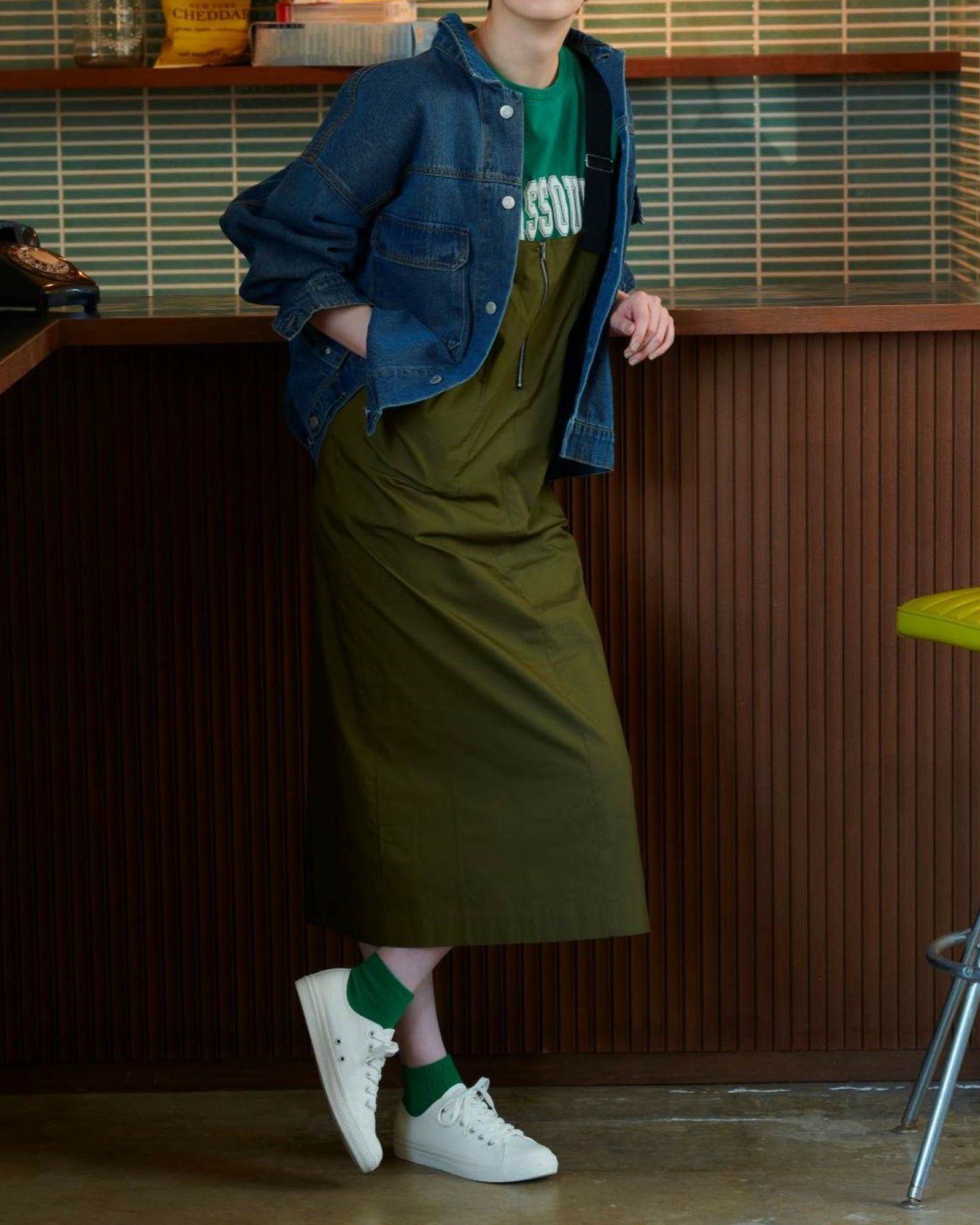 GOOD CREW  フロストカレッジ半袖Tシャツ レディース メール便 対応商品商品画像-1