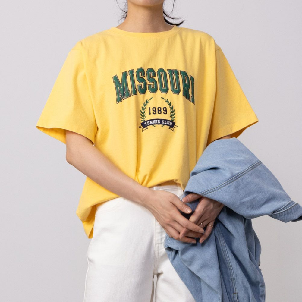 GOOD CREW  フロストカレッジ半袖Tシャツ レディース メール便 対応商品商品サムネイル-2