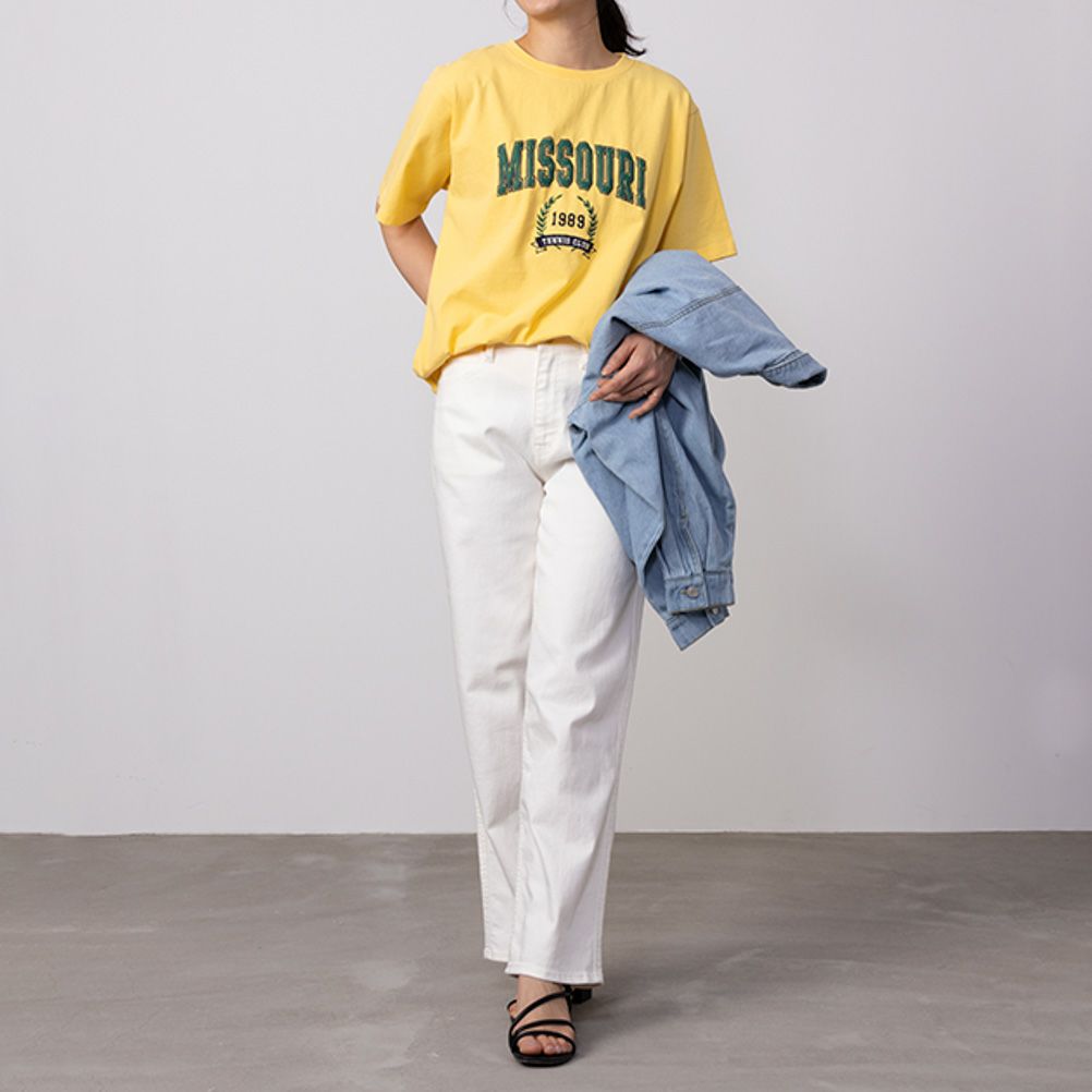 GOOD CREW フロストカレッジ半袖Tシャツ レディース メール便 対応商品商品画像-7