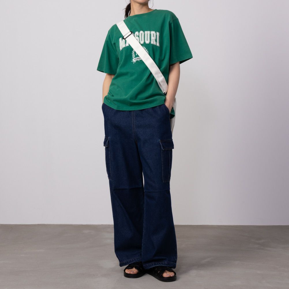 GOOD CREW フロストカレッジ半袖Tシャツ レディース