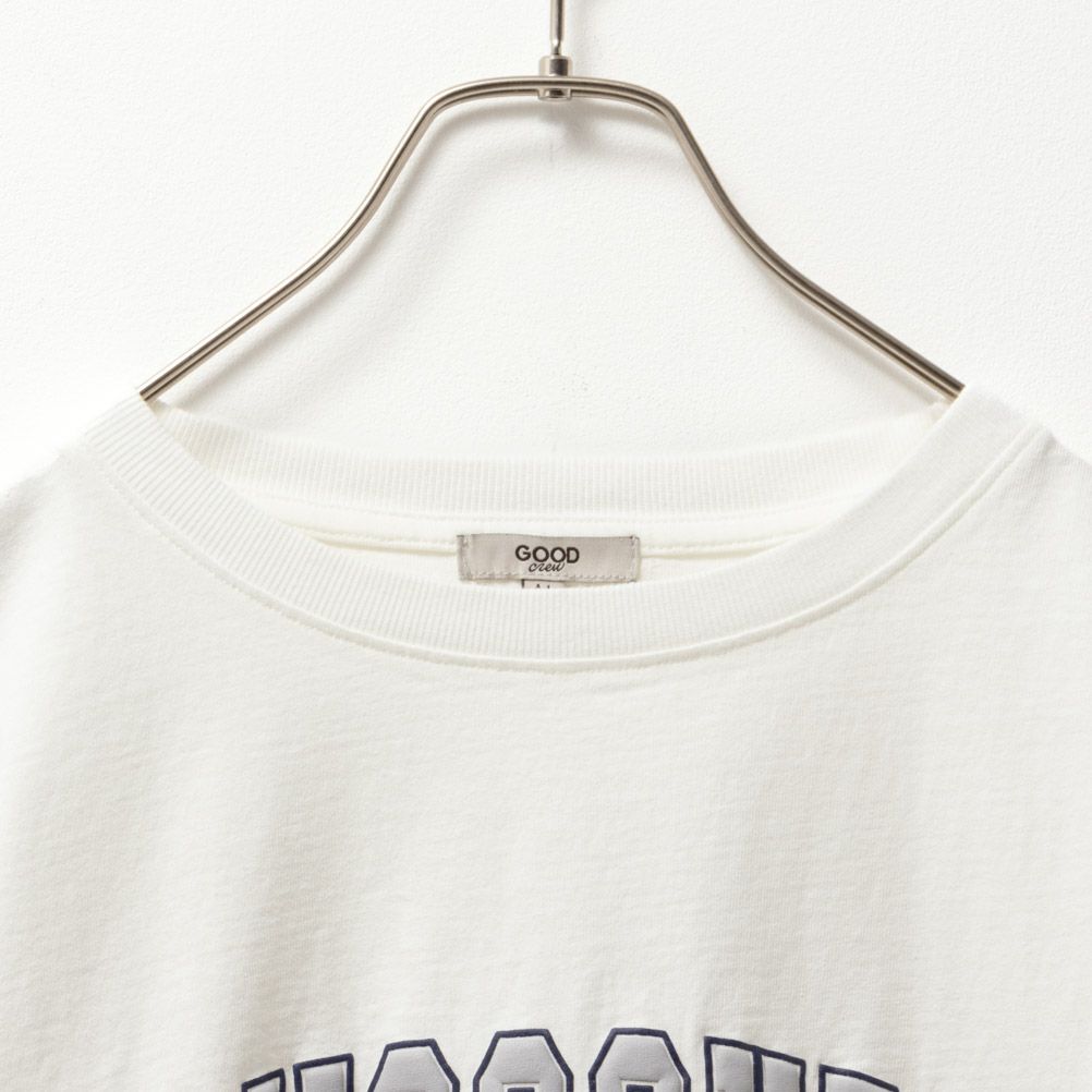 GOOD CREW フロストカレッジ半袖Tシャツ レディース