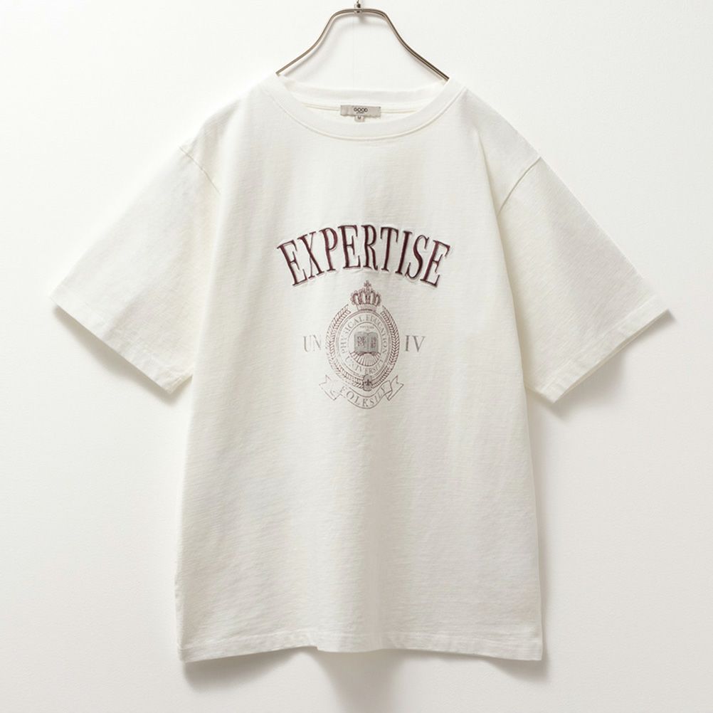 GOOD CREW  フロストカレッジ半袖Tシャツ レディース メール便 対応商品商品画像-9