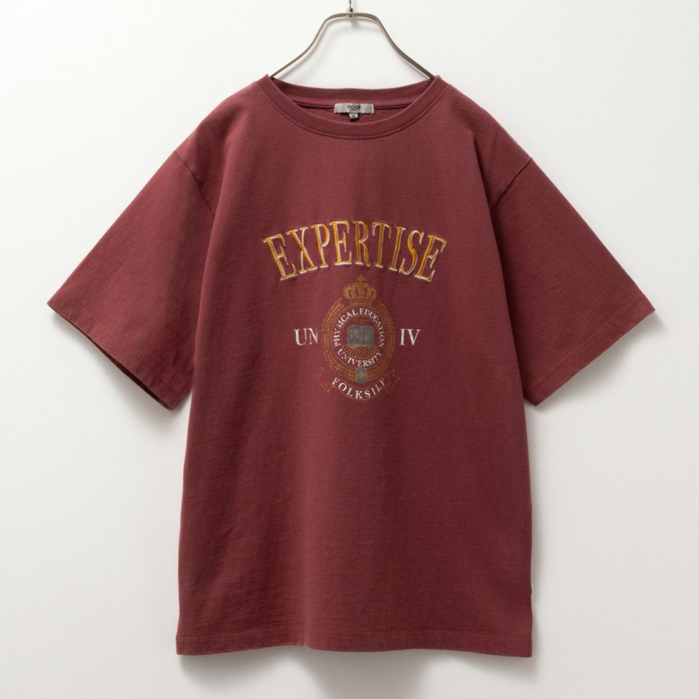 GOOD CREW フロストカレッジ半袖Tシャツ レディース ネコポス 対応商品