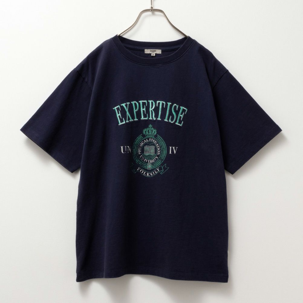 GOOD CREW フロストカレッジ半袖Tシャツ レディース ネコポス 対応商品