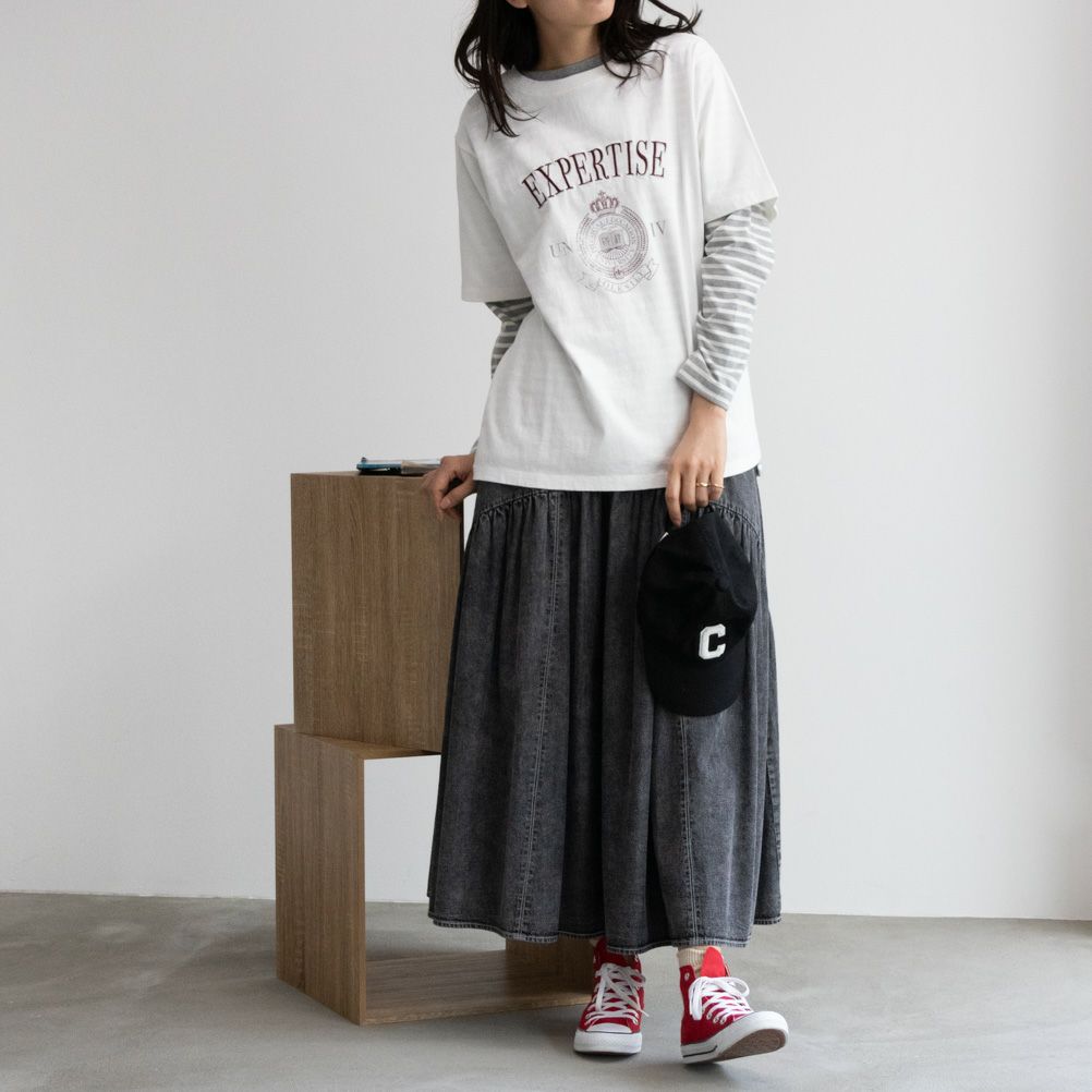 GOOD CREW  フロストカレッジ半袖Tシャツ レディース メール便 対応商品商品画像-17