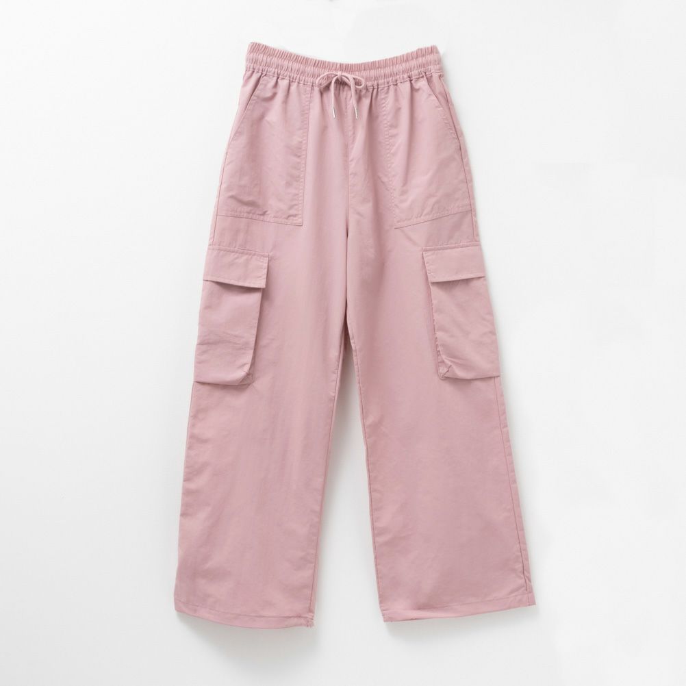 NAVY  ナイロンカーゴパンツ キッズ商品サムネイル-3