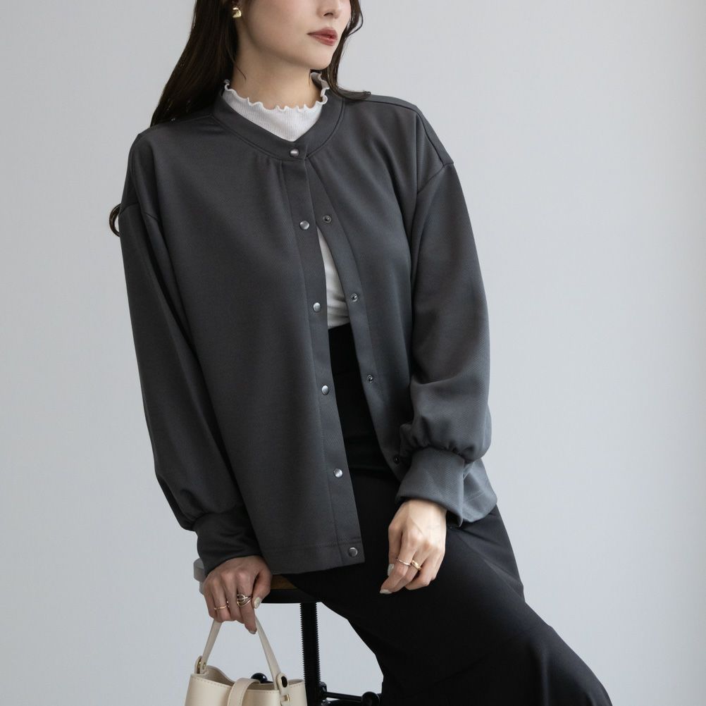 URBAN COLLECTION エアスムージー ポンチ素材 カーディガン レディース商品画像-1