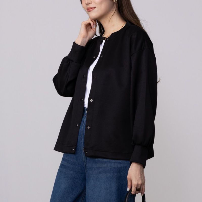 URBAN COLLECTION  エアスムージー ポンチ素材 カーディガン レディース商品画像-2