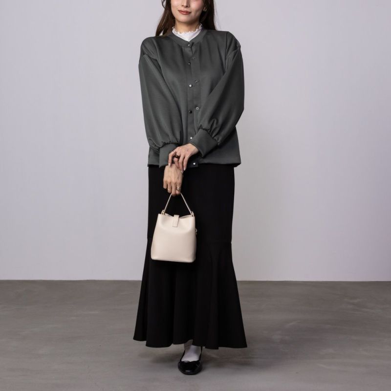 URBAN COLLECTION  エアスムージー ポンチ素材 カーディガン レディース商品画像-4