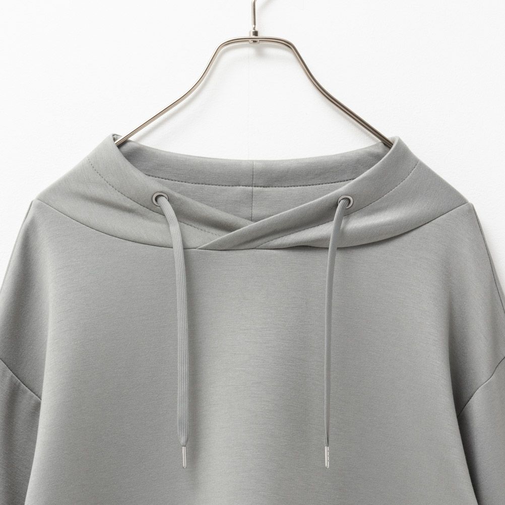 URBAN COLLECTION エアスムージー ポンチ素材 フェイクレイヤードプルオーバー レディース