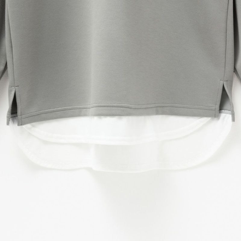 URBAN COLLECTION  エアスムージー ポンチ素材 フェイクレイヤードプルオーバー レディース商品画像-15