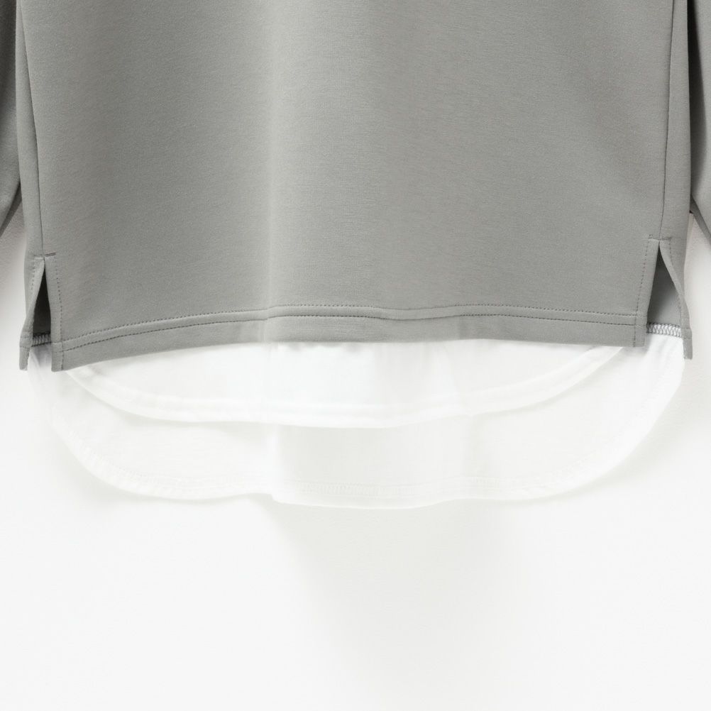 URBAN COLLECTION  エアスムージー ポンチ素材 フェイクレイヤードプルオーバー レディース商品画像-15