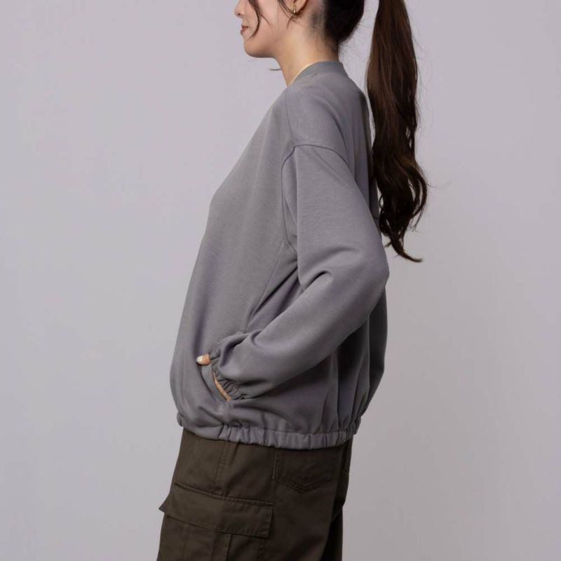 URBAN COLLECTION  エアスムージー ポンチ素材 ブルゾン レディース商品画像-4