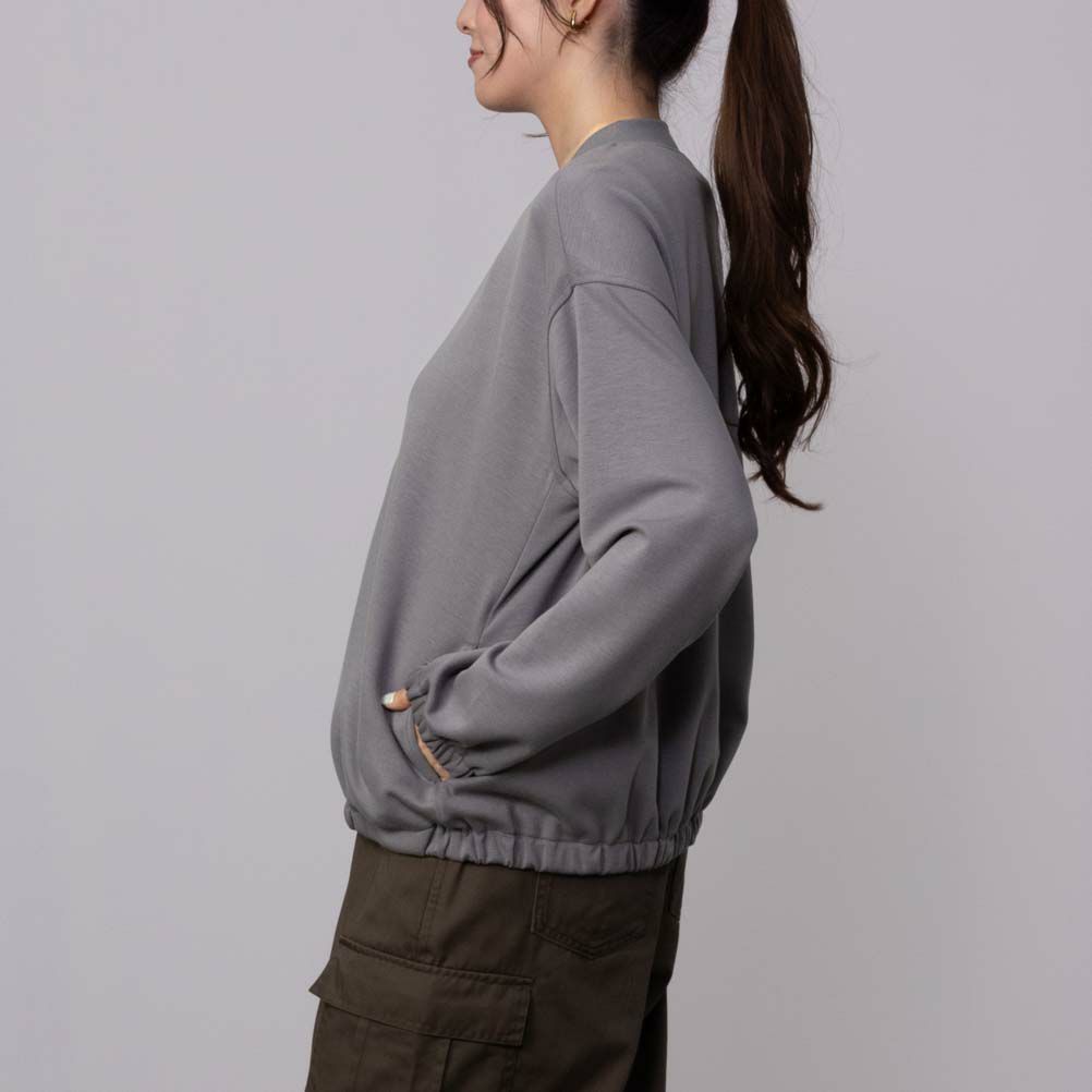 URBAN COLLECTION エアスムージー ポンチ素材 ブルゾン レディース