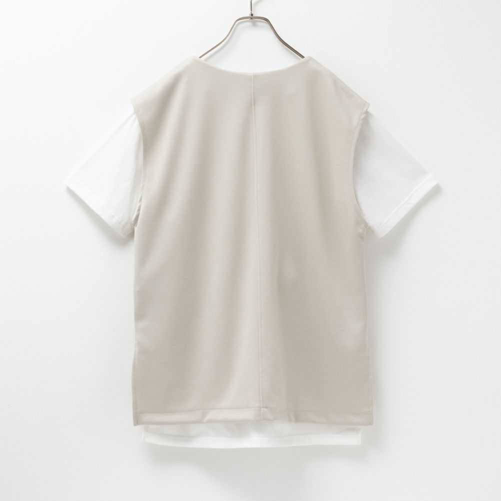 URBAN COLLECTION エアスムージー ポンチ素材 ベストアンサンブル レディース