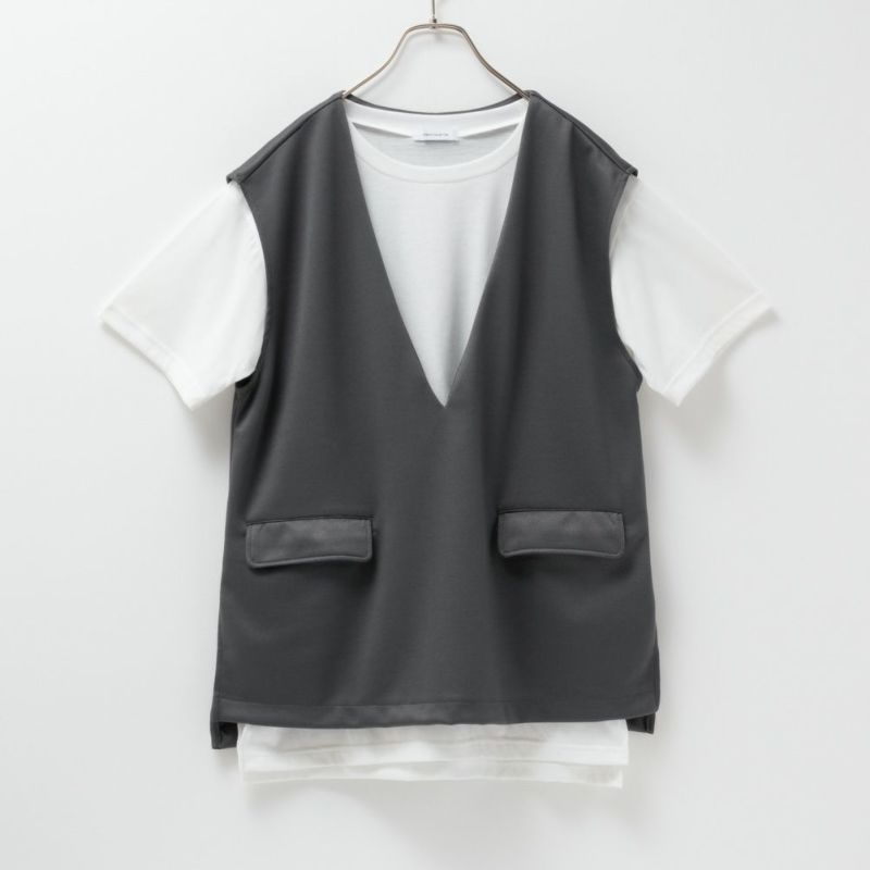 URBAN COLLECTION エアスムージー ポンチ素材 ベストアンサンブル レディース商品画像-11