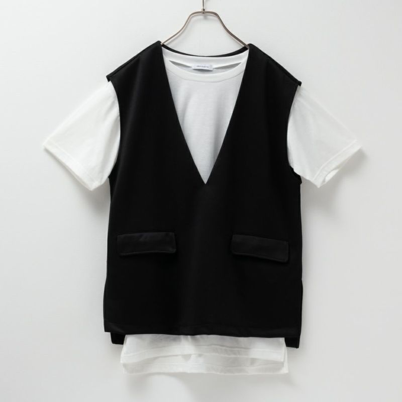 URBAN COLLECTION  エアスムージー ポンチ素材 ベストアンサンブル レディース商品画像-12