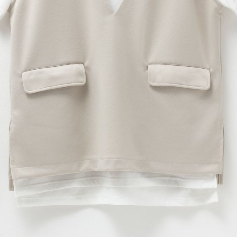 URBAN COLLECTION  エアスムージー ポンチ素材 ベストアンサンブル レディース商品画像-15