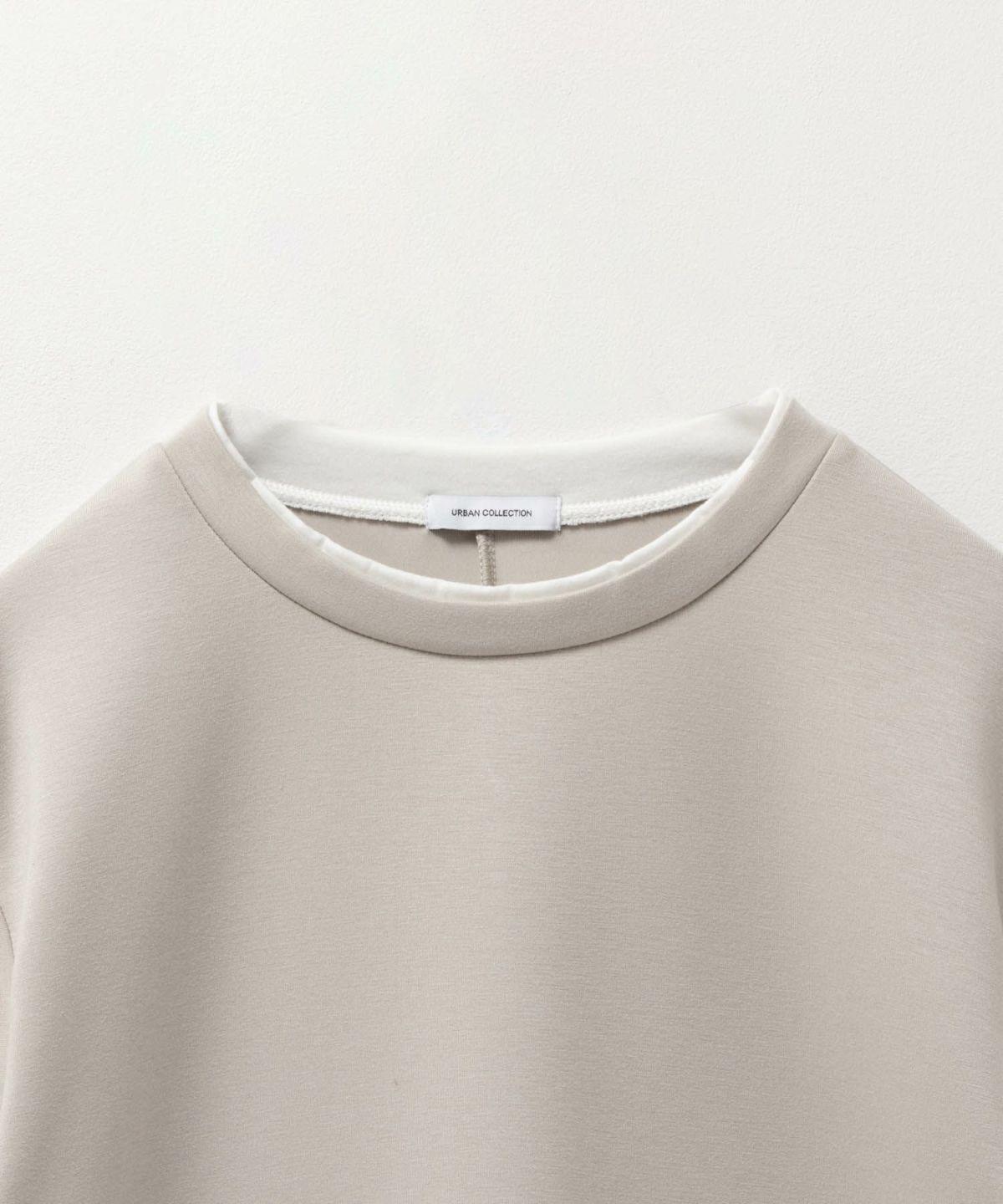 URBAN COLLECTION エアスムージー ポンチ素材 フェイクレイヤードベストTシャツ レディース ネコポス 対応商品