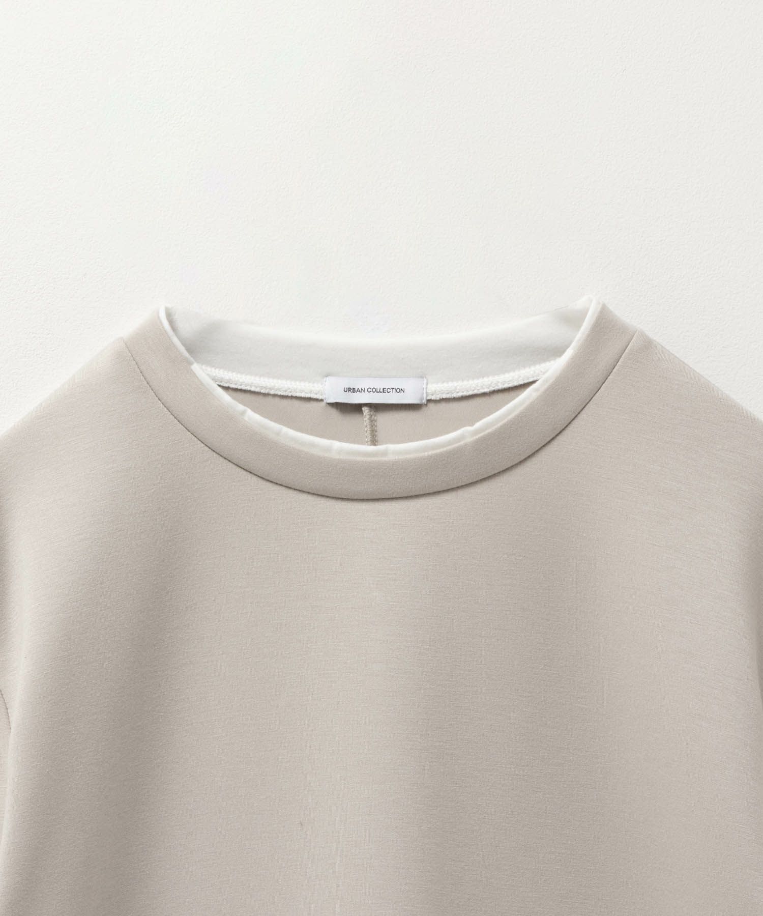 URBAN COLLECTION エアスムージー ポンチ素材 フェイクレイヤードベストTシャツ レディース ネコポス 対応商品