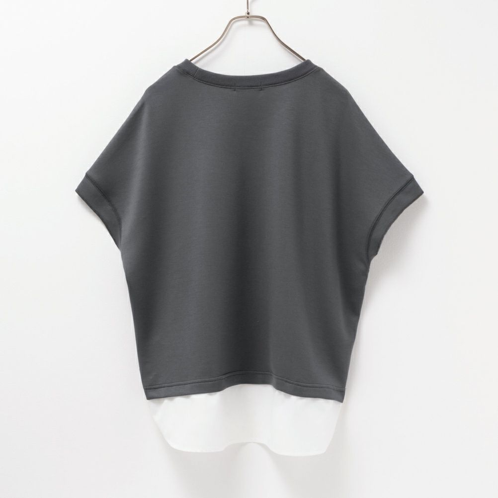 URBAN COLLECTION  エアスムージー ポンチ素材 フェイクレイヤードノースリーブ レディース商品画像-10