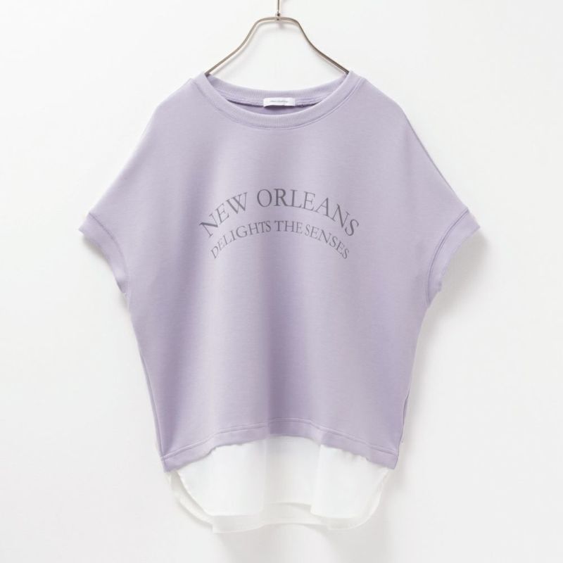 URBAN COLLECTION エアスムージー ポンチ素材 フェイクレイヤードノースリーブ レディース商品画像-11