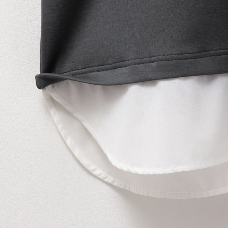 URBAN COLLECTION エアスムージー ポンチ素材 フェイクレイヤードノースリーブ レディース商品画像-16