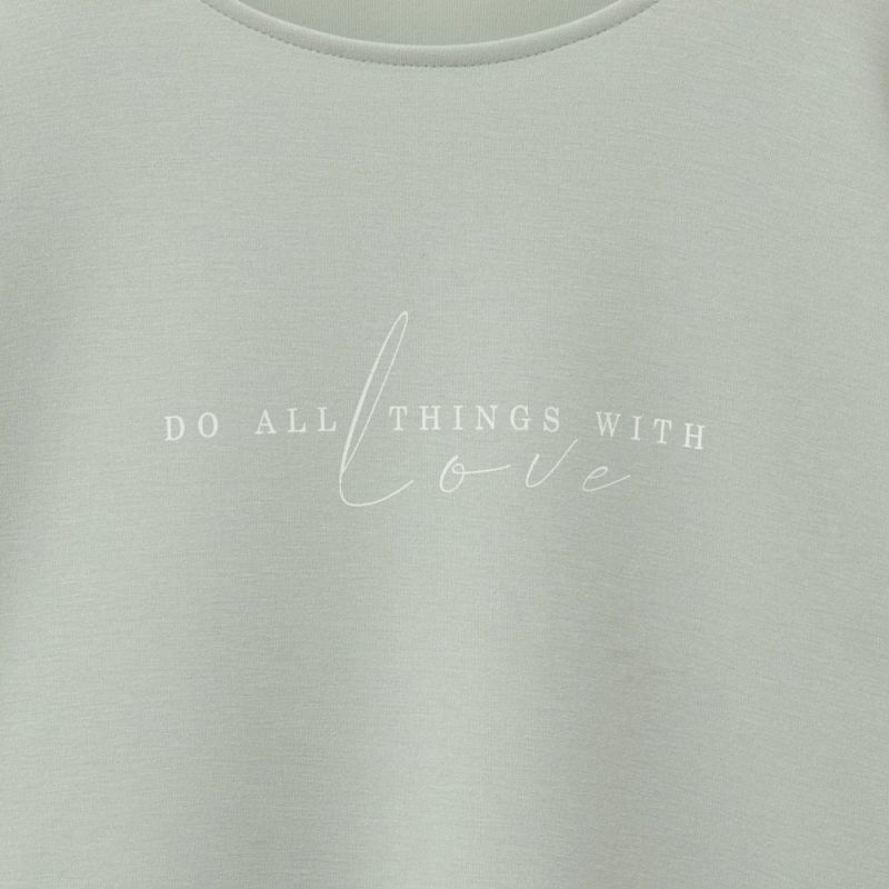 URBAN COLLECTION エアスムージー ポンチ素材 裾フェイクレイヤードプリントTシャツ レディース メール便 対応商品商品画像-20