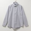 NAVY オックスストライプボタンダウン長袖シャツ メンズ商品サムネイル-1