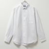 NAVY オックス無地ボタンダウン長袖シャツ メンズ商品サムネイル-3