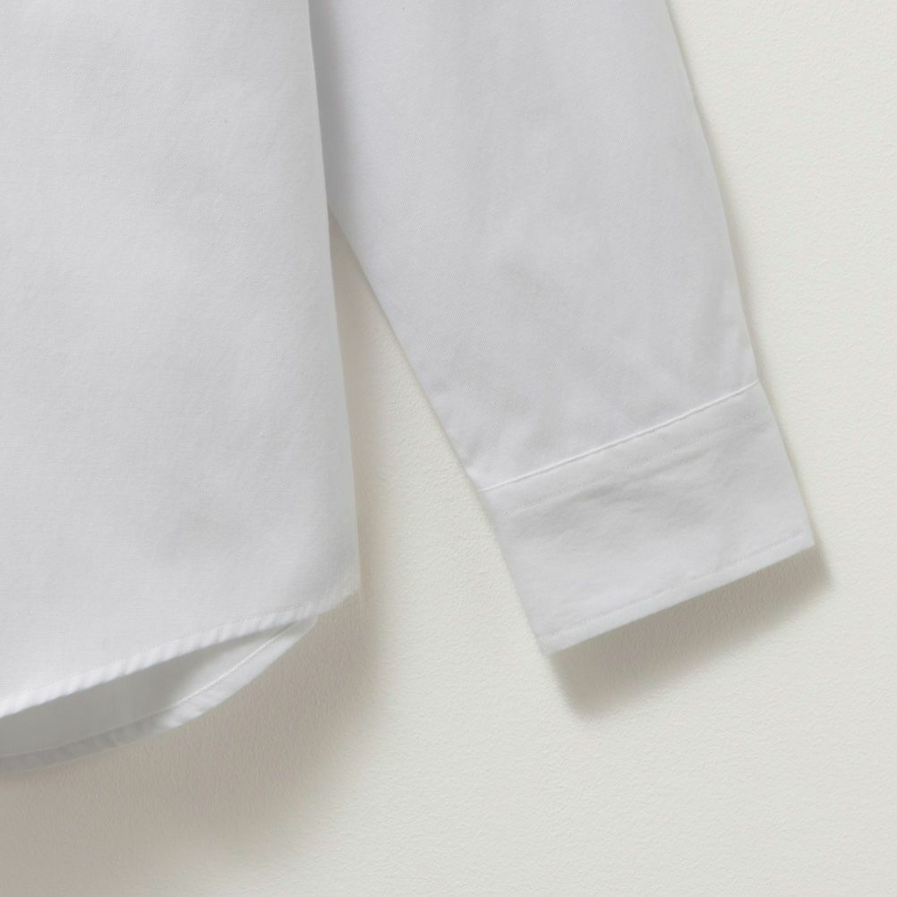 NAVY オックス無地ボタンダウン長袖シャツ メンズ