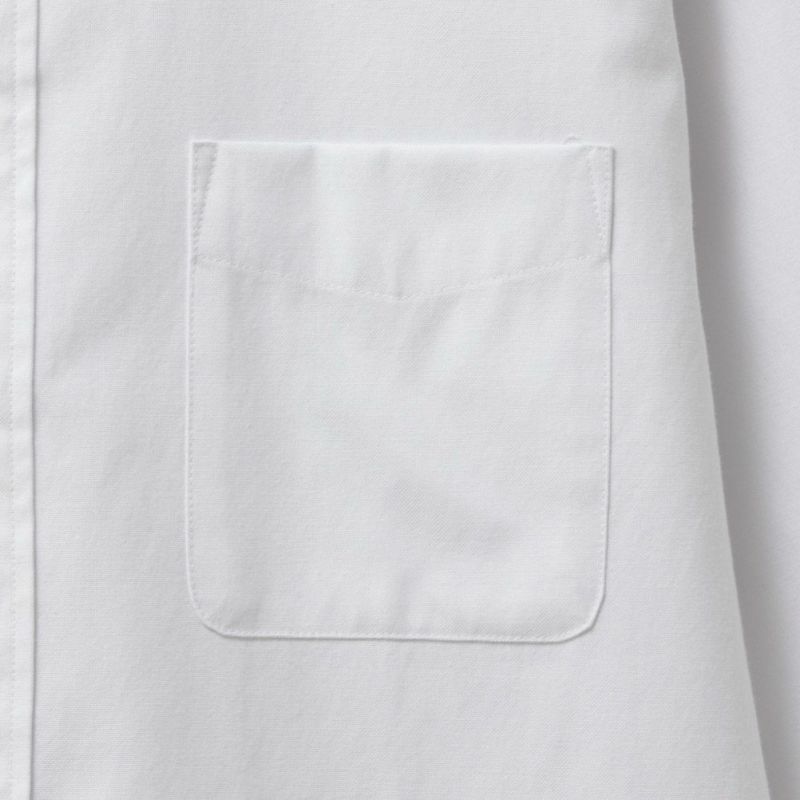 NAVY オックス無地ボタンダウン長袖シャツ メンズ商品画像-9