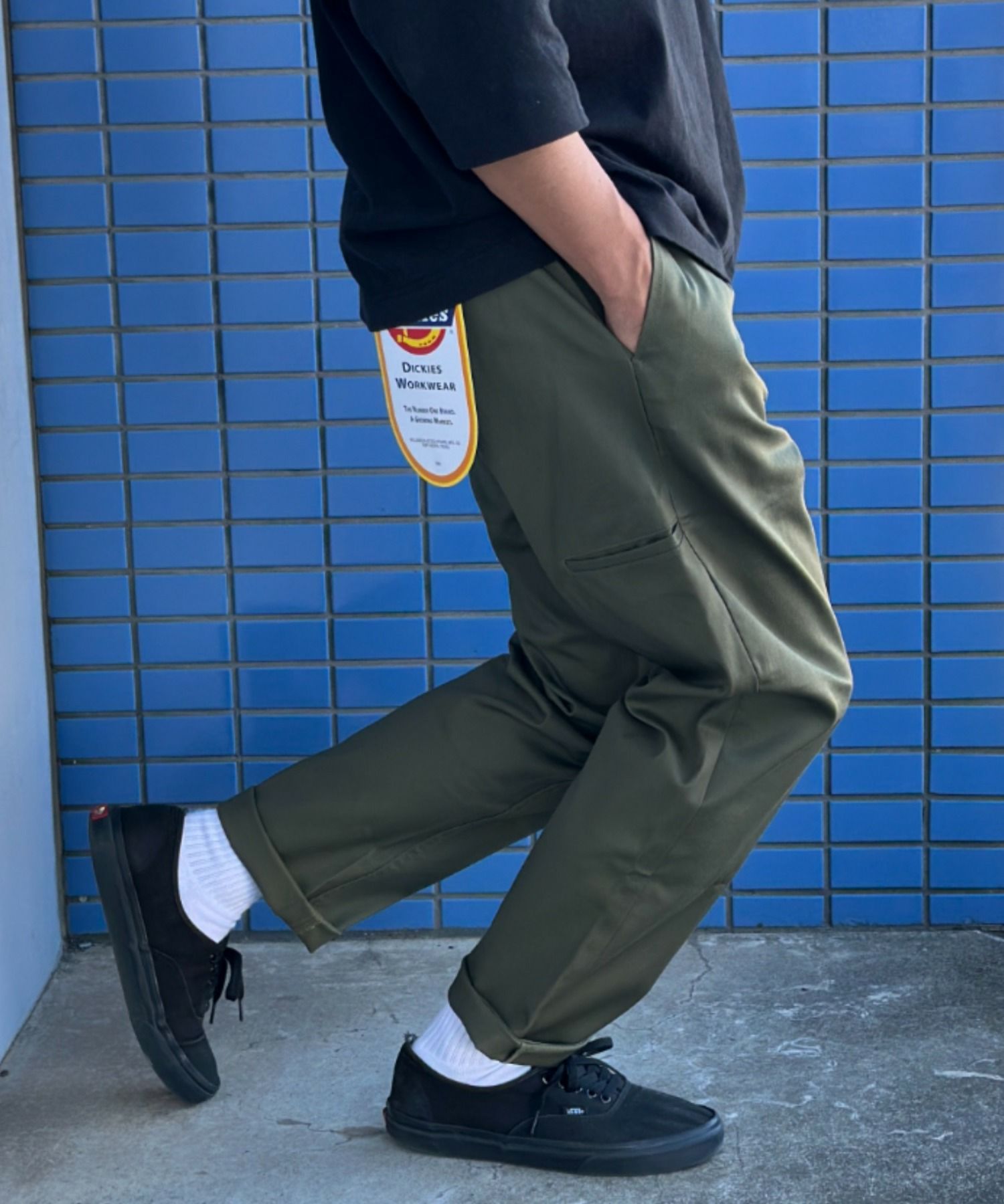 [期間限定価格]Dickies ツイルストレッチイージーパンツ メンズ商品画像-4
