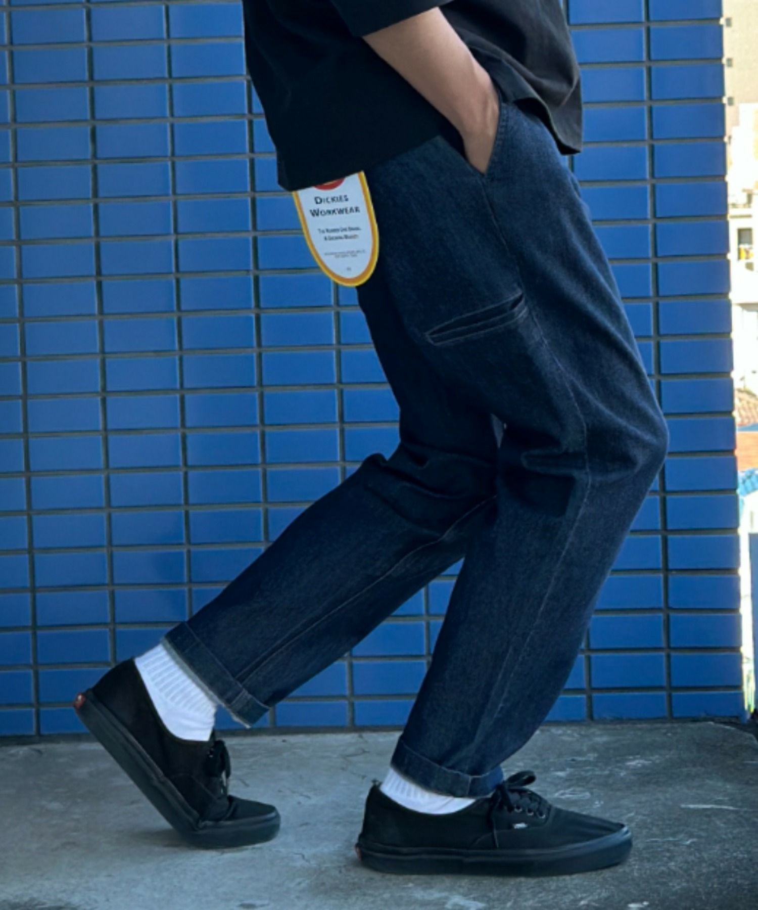 Dickies ツイルストレッチイージーパンツ メンズ