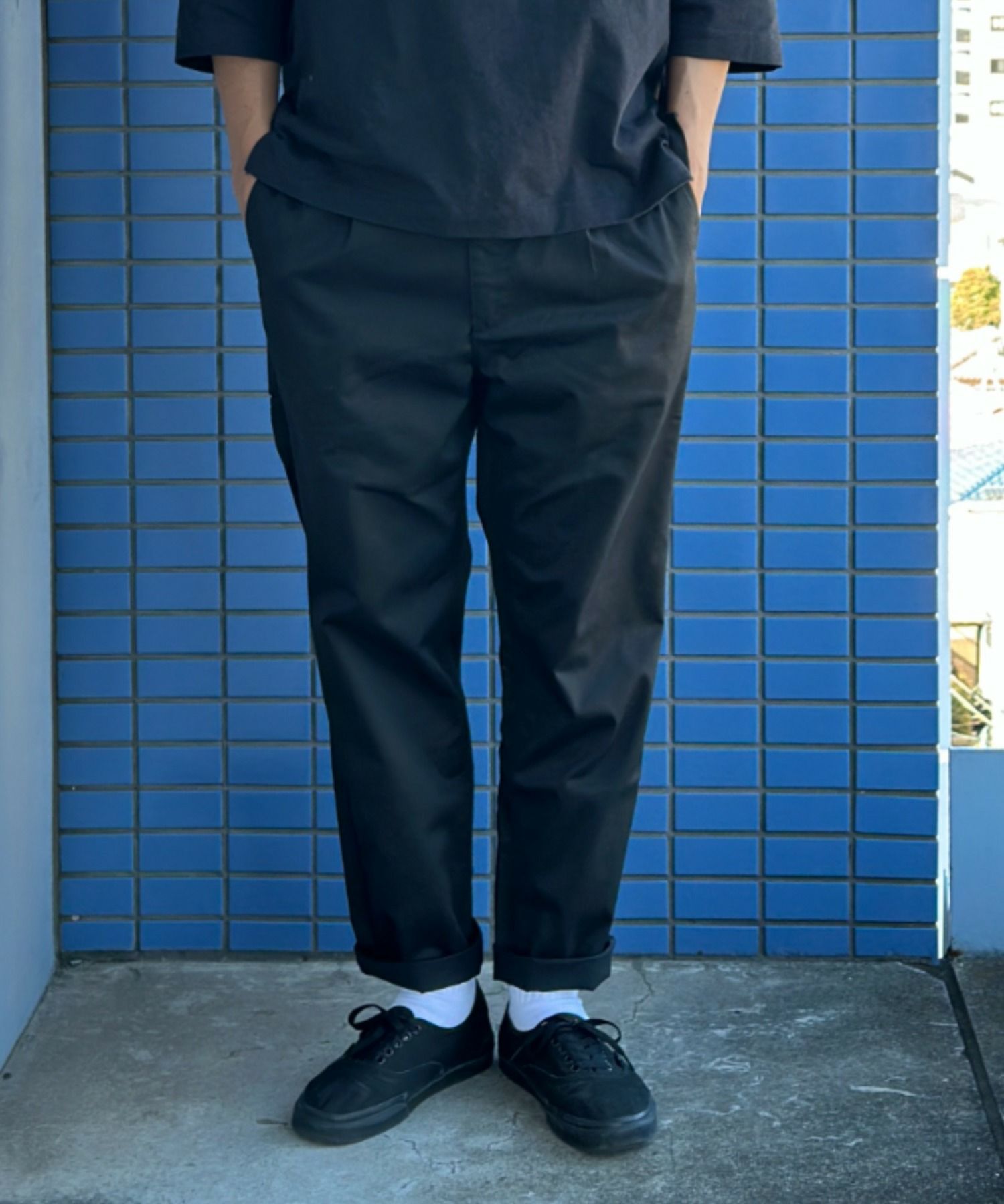 Dickies ツイルストレッチイージーパンツ メンズ