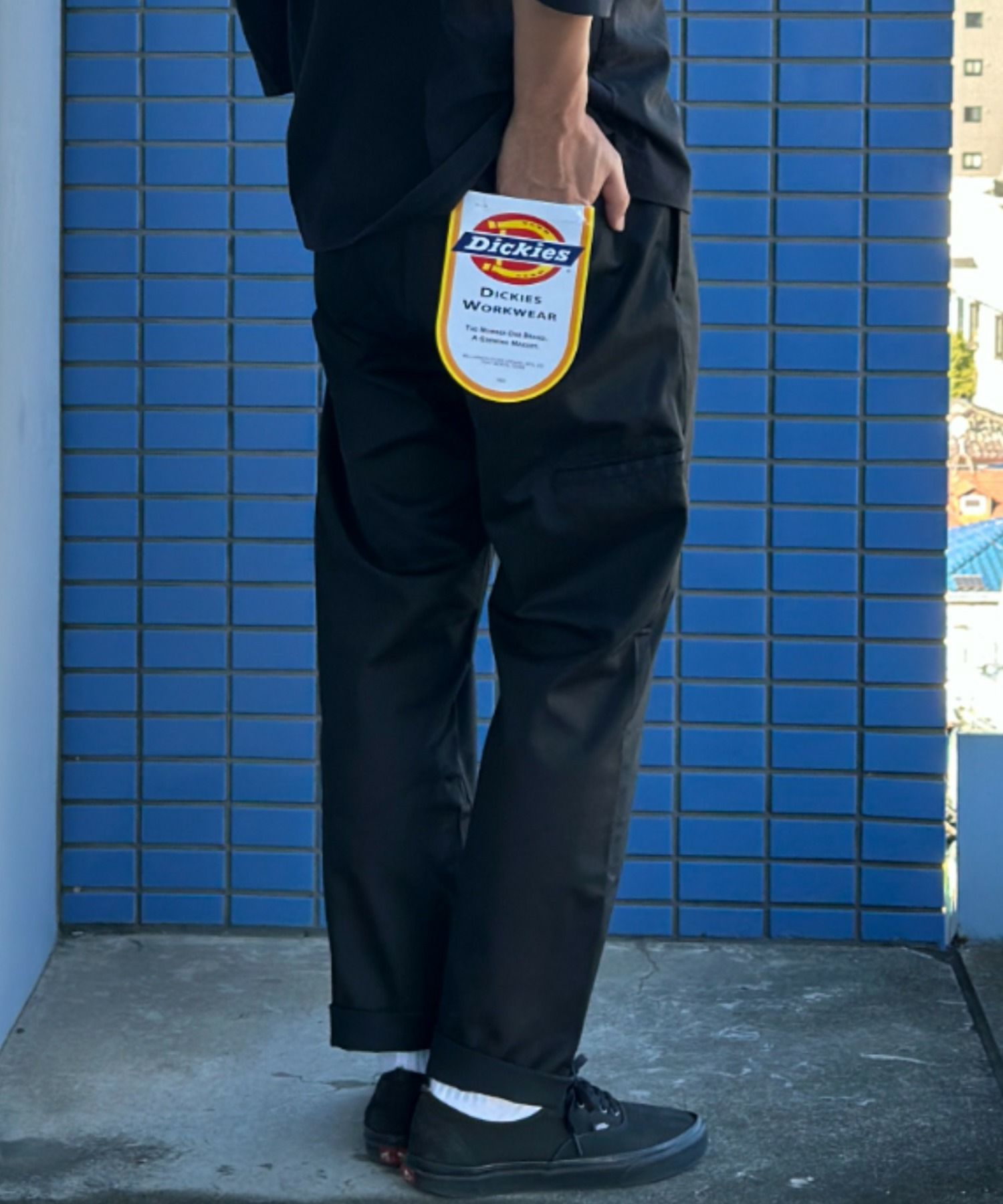 Dickies ツイルストレッチイージーパンツ メンズ