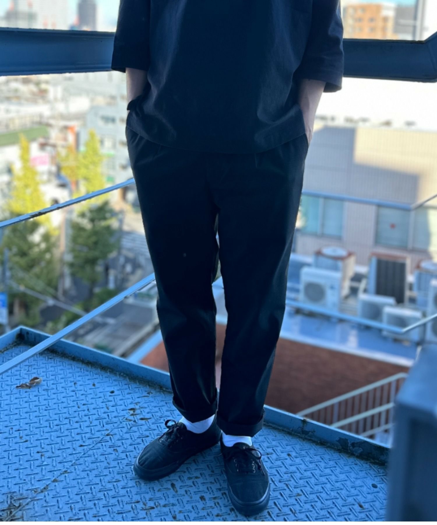 Dickies ツイルストレッチイージーパンツ メンズ