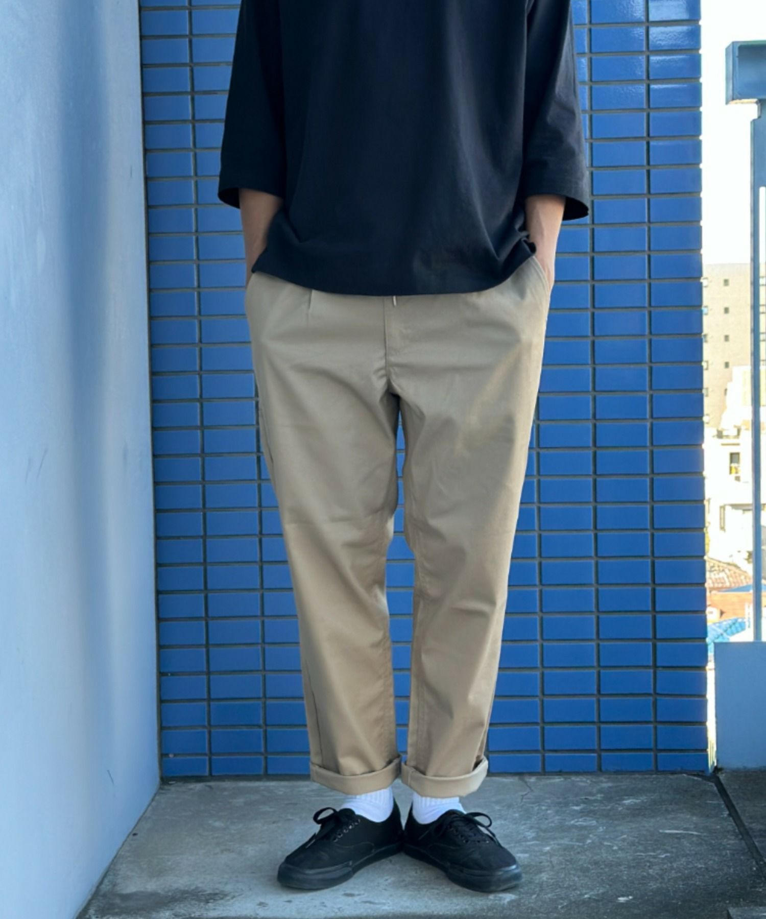 [期間限定価格]Dickies ツイルストレッチイージーパンツ メンズ商品画像-12
