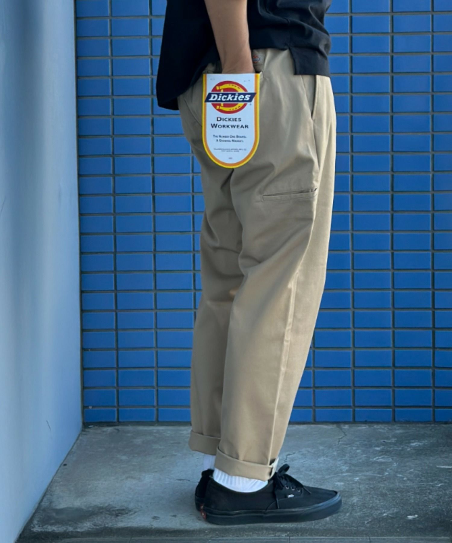 Dickies ツイルストレッチイージーパンツ メンズ