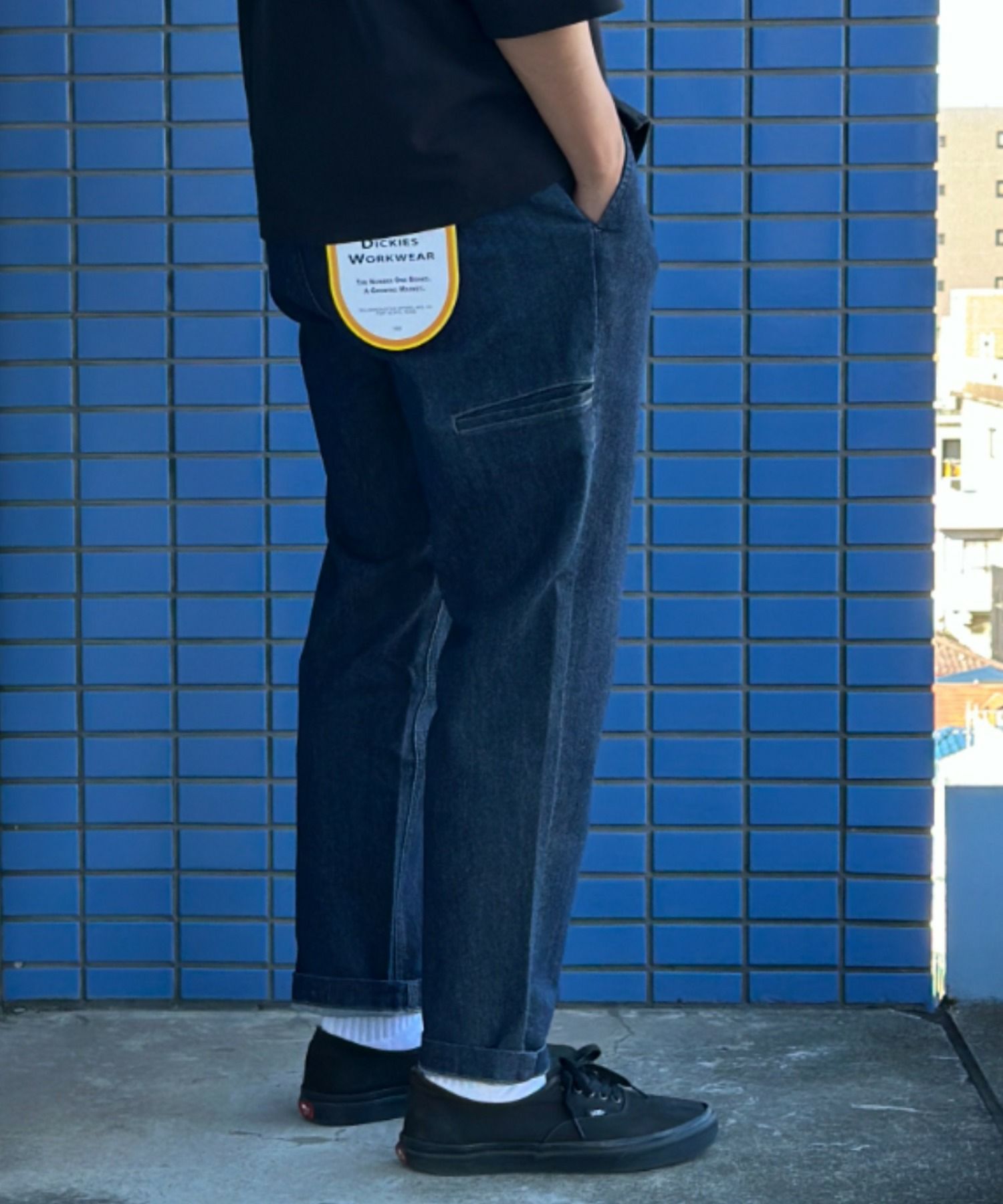 Dickies ツイルストレッチイージーパンツ メンズ