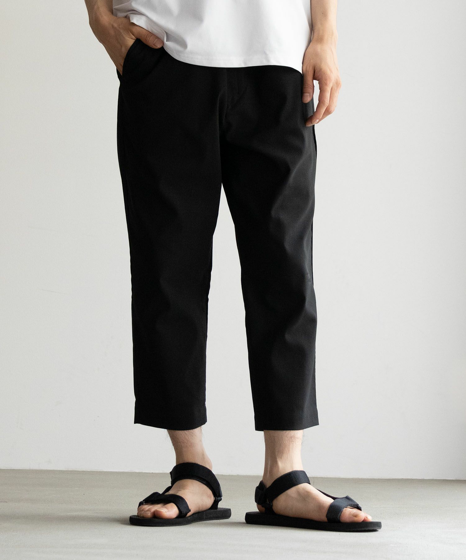 NAVY FIT  マイラク クロップドパンツ メンズ商品サムネイル-1