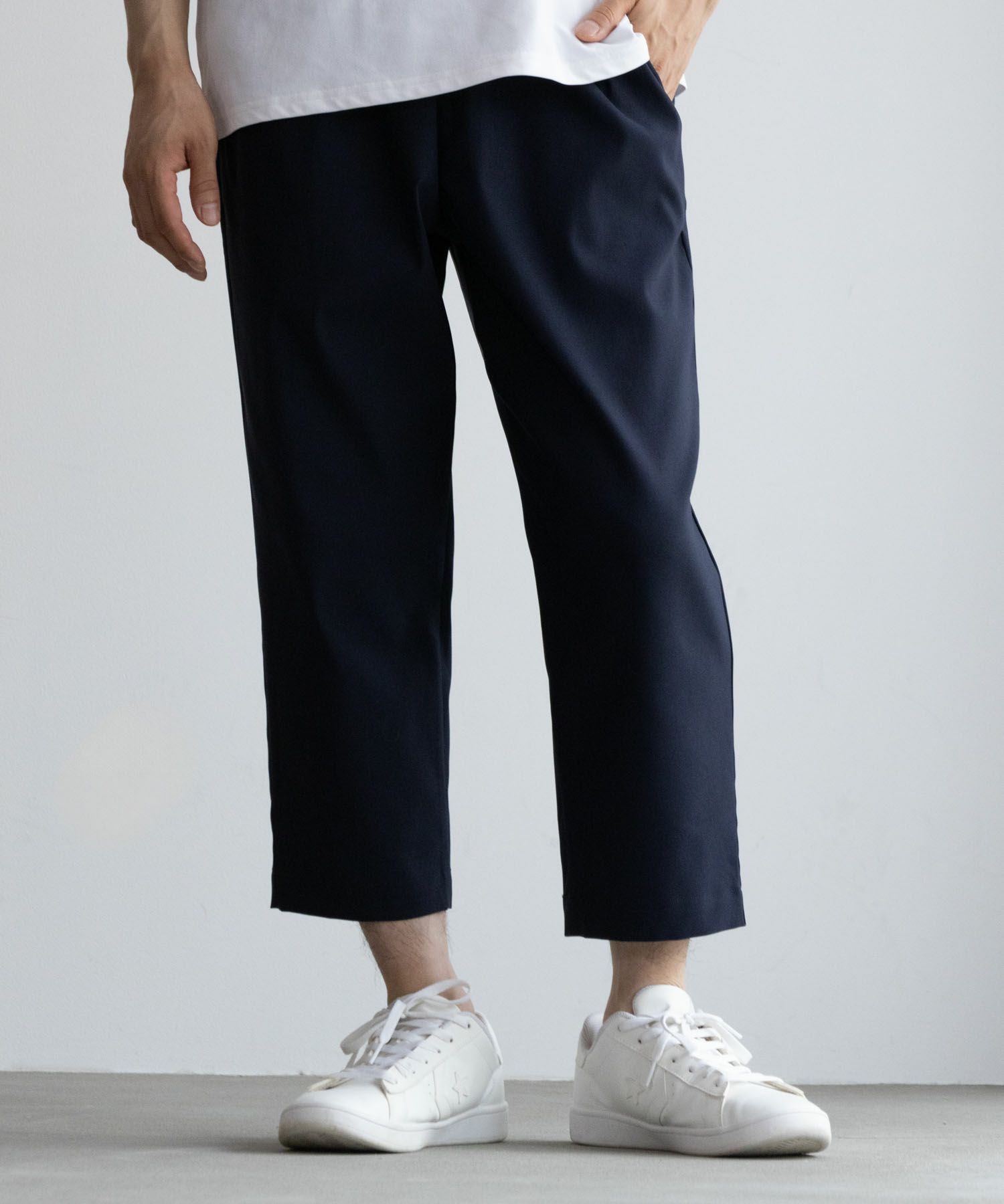 NAVY FIT  マイラク クロップドパンツ メンズ商品サムネイル-3