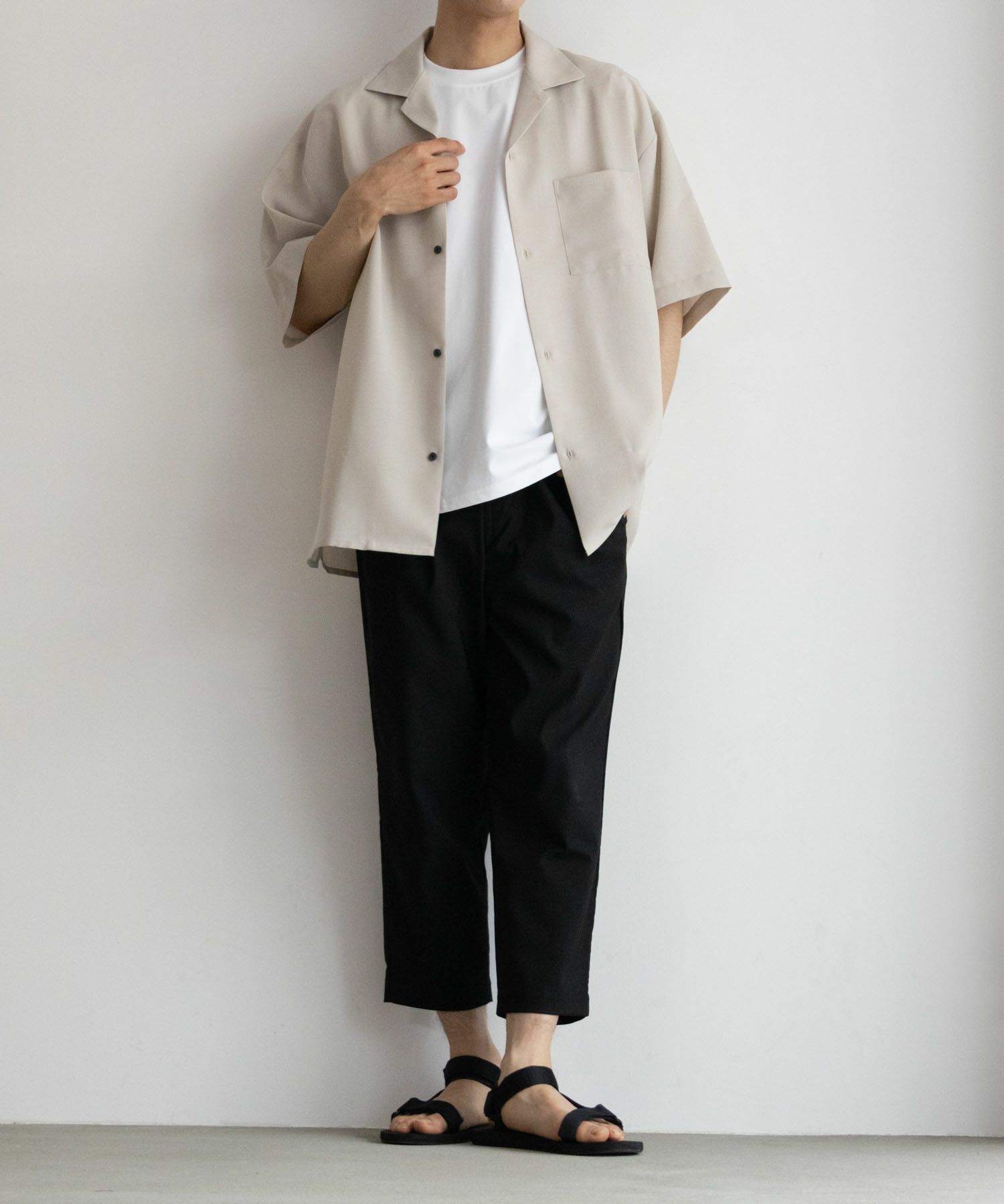 NAVY FIT  マイラク クロップドパンツ メンズ商品サムネイル-12