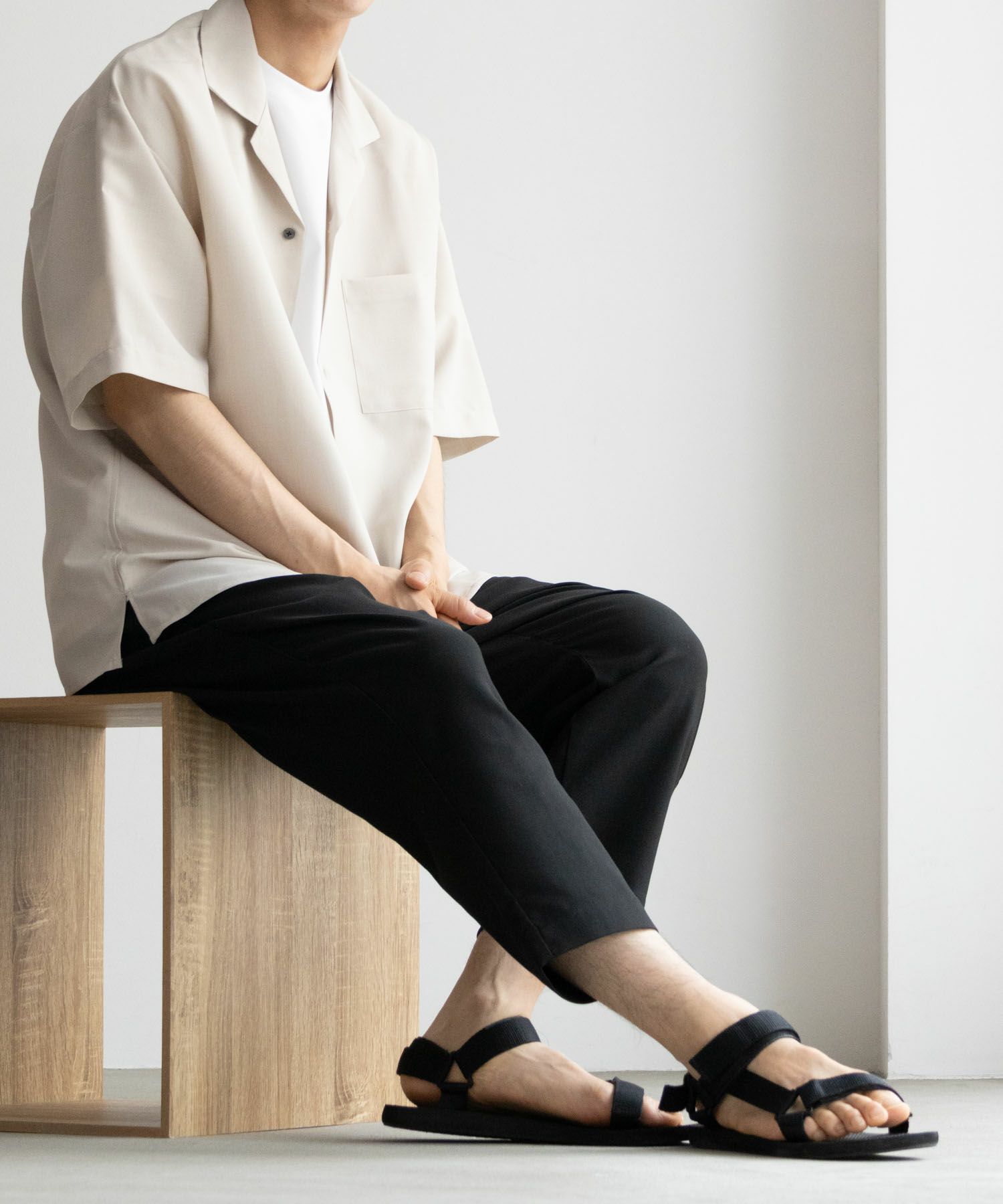 NAVY FIT  マイラク クロップドパンツ メンズ商品サムネイル-13