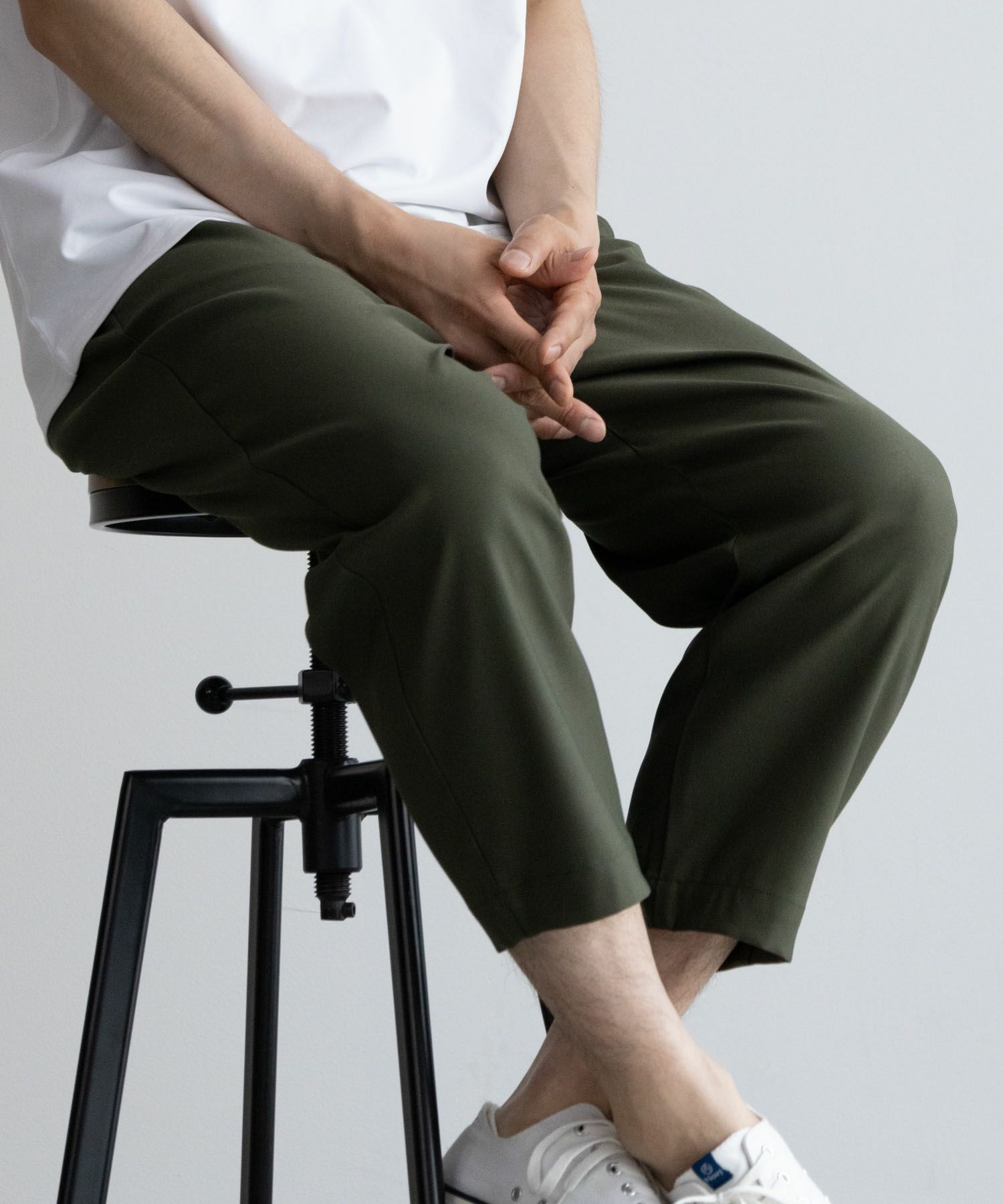 NAVY FIT  マイラク クロップドパンツ メンズ商品サムネイル-14