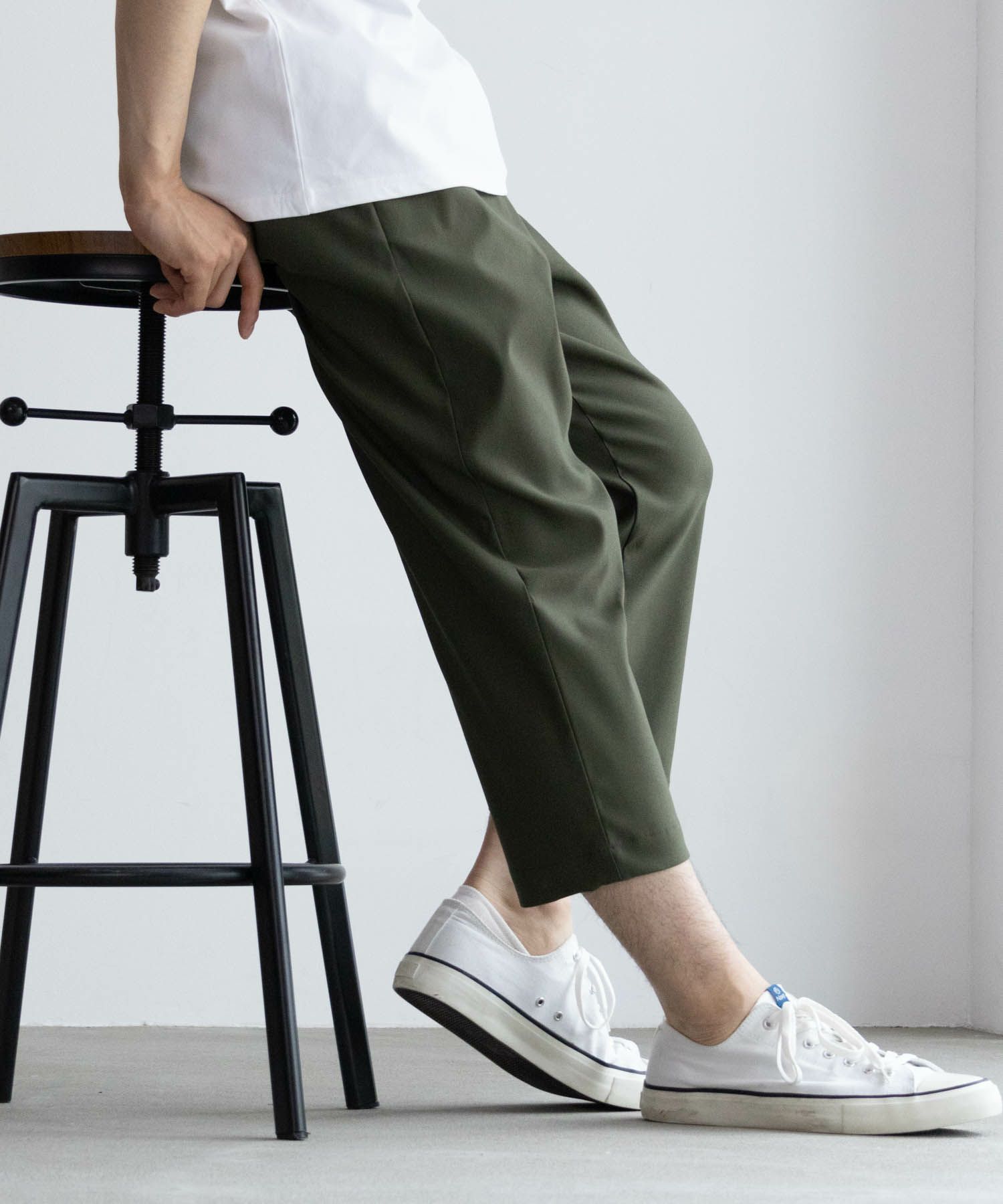 NAVY FIT  マイラク クロップドパンツ メンズ商品サムネイル-15