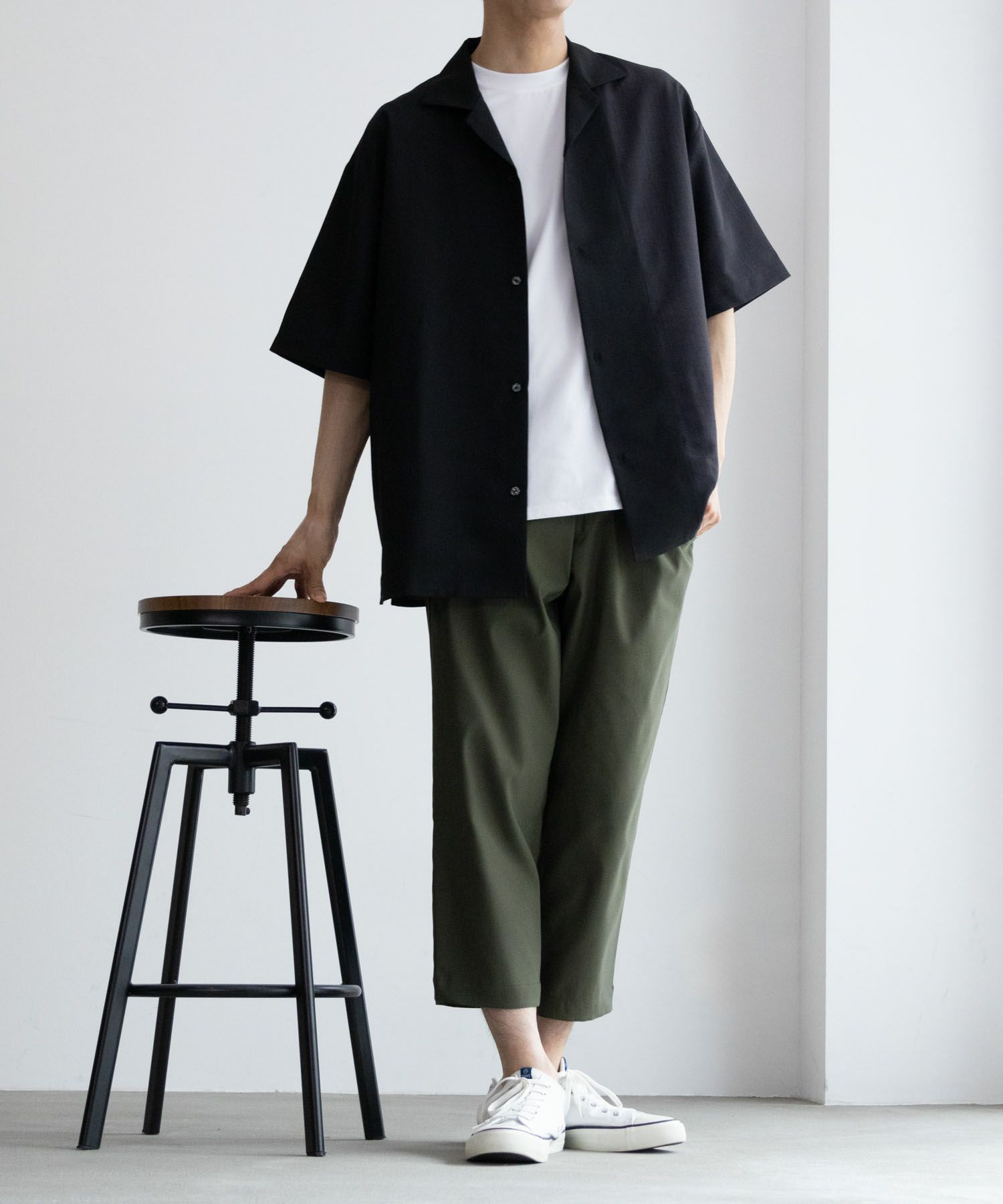 NAVY FIT  マイラク クロップドパンツ メンズ商品サムネイル-16