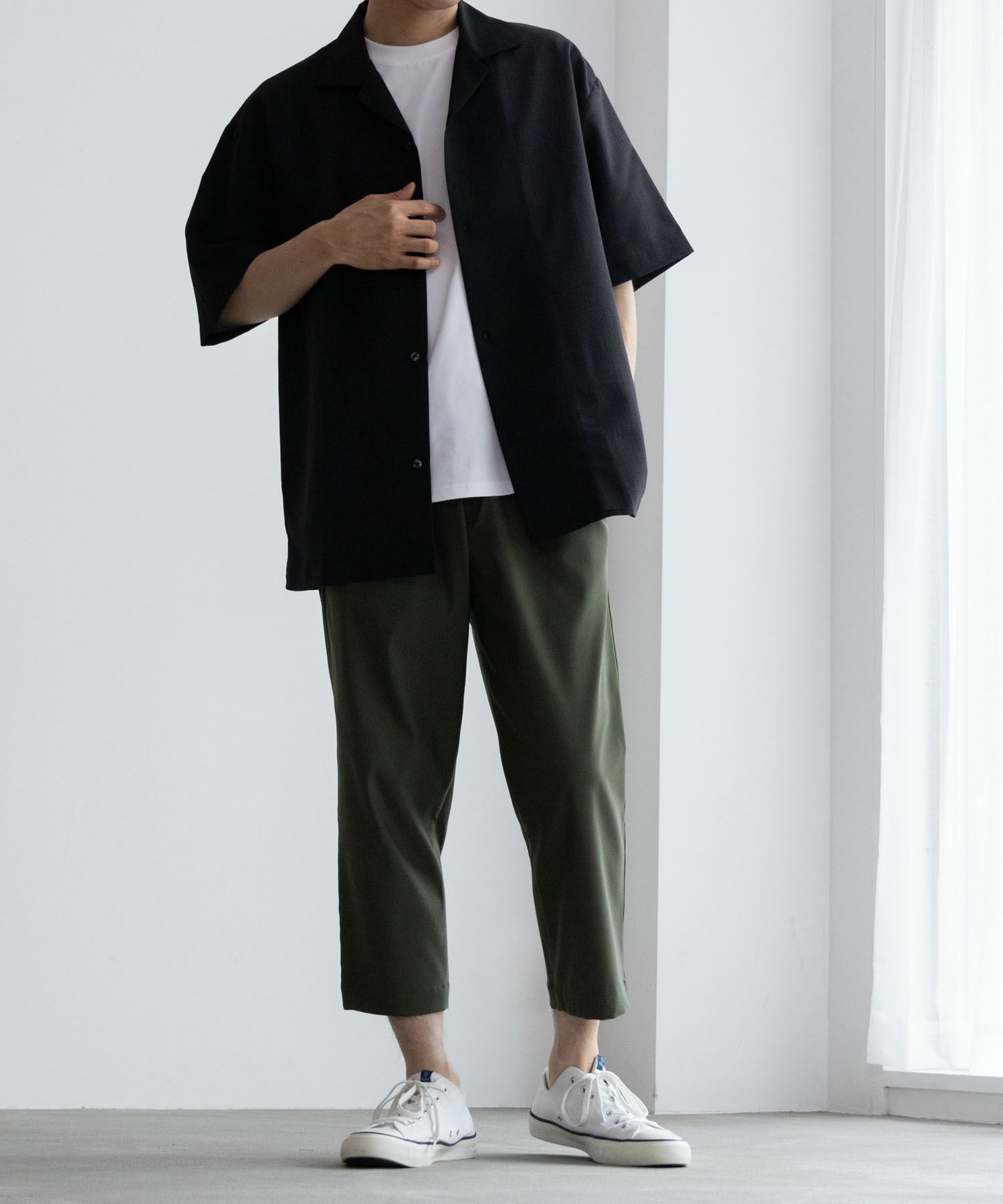 NAVY FIT  マイラク クロップドパンツ メンズ商品サムネイル-17